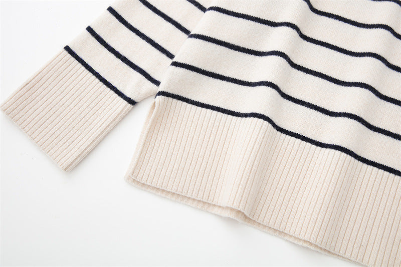 Striped Knit Sweater