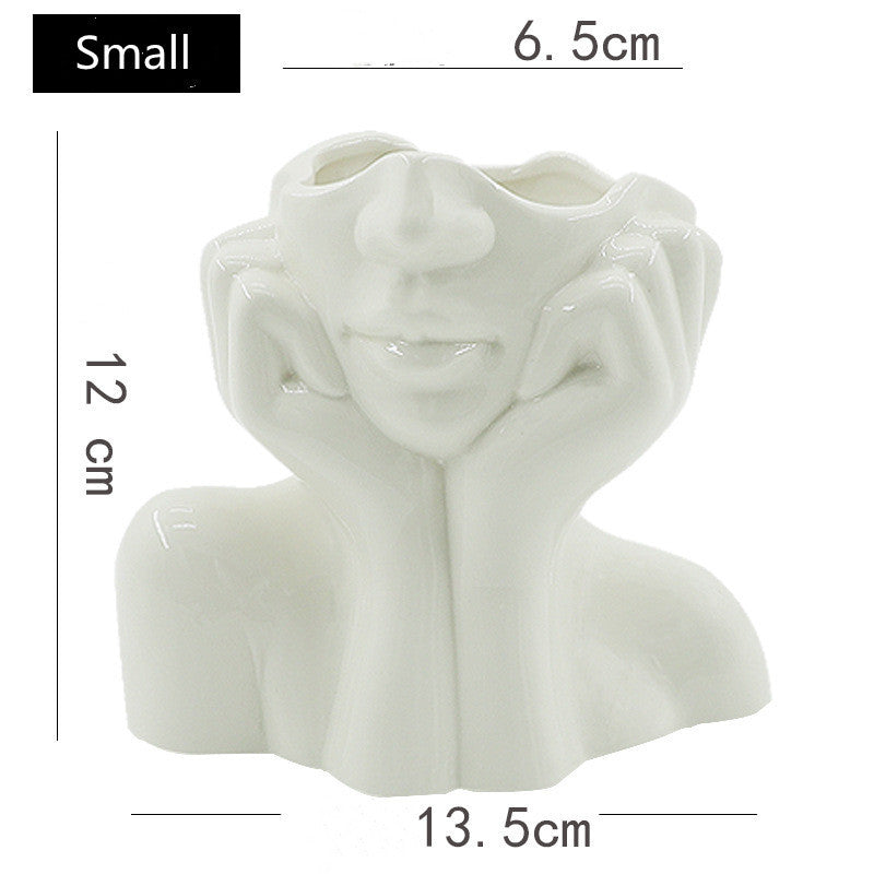 Woman Ceramic Vase