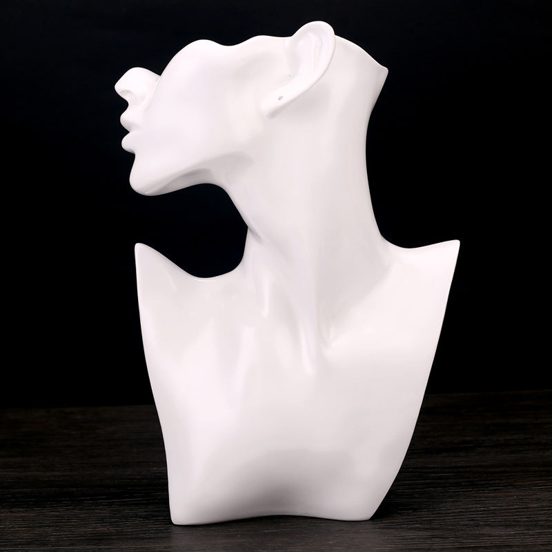 Portrait neck display stand