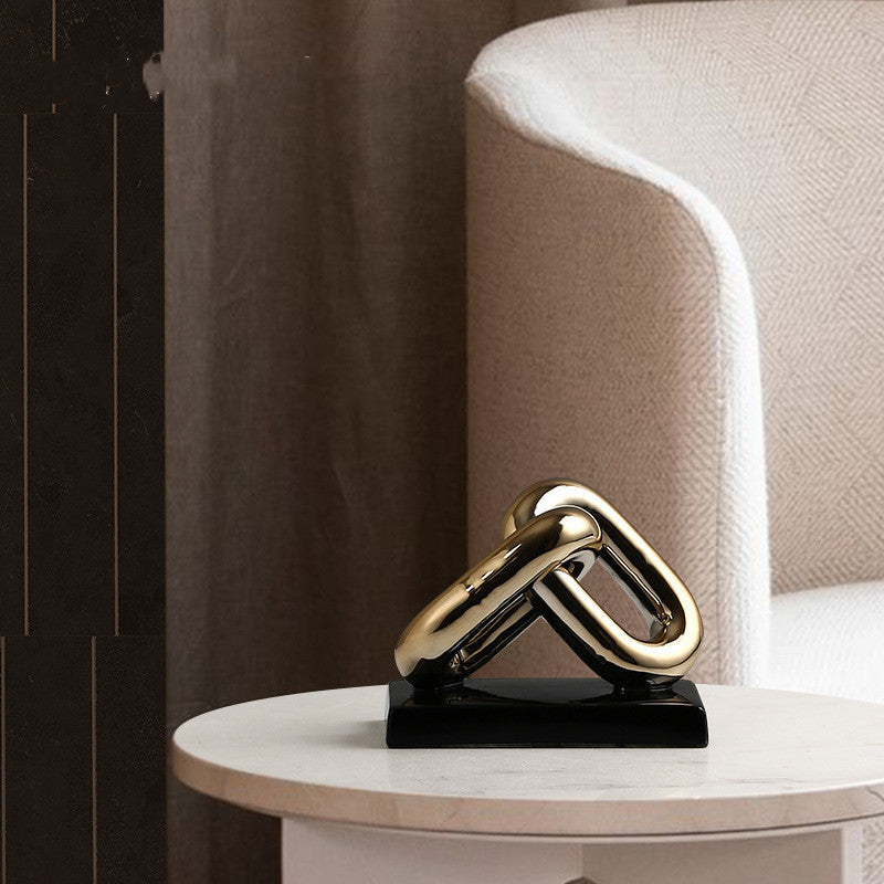 Chain Shape Ceramic Decoration