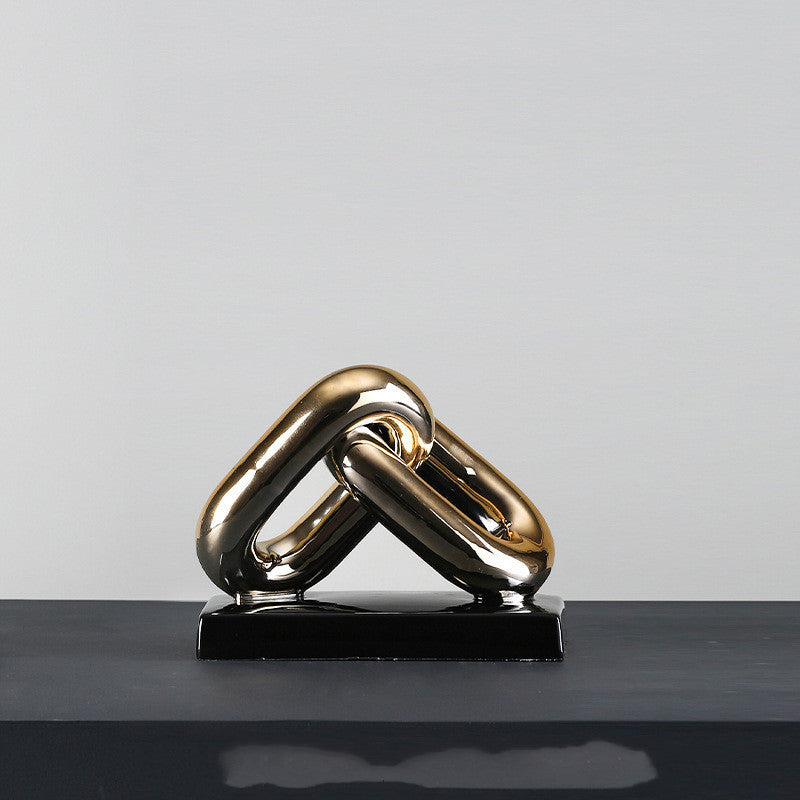 Chain Shape Ceramic Decoration