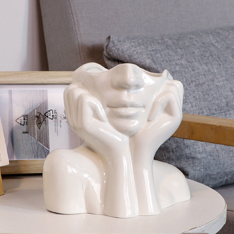 Woman Ceramic Vase
