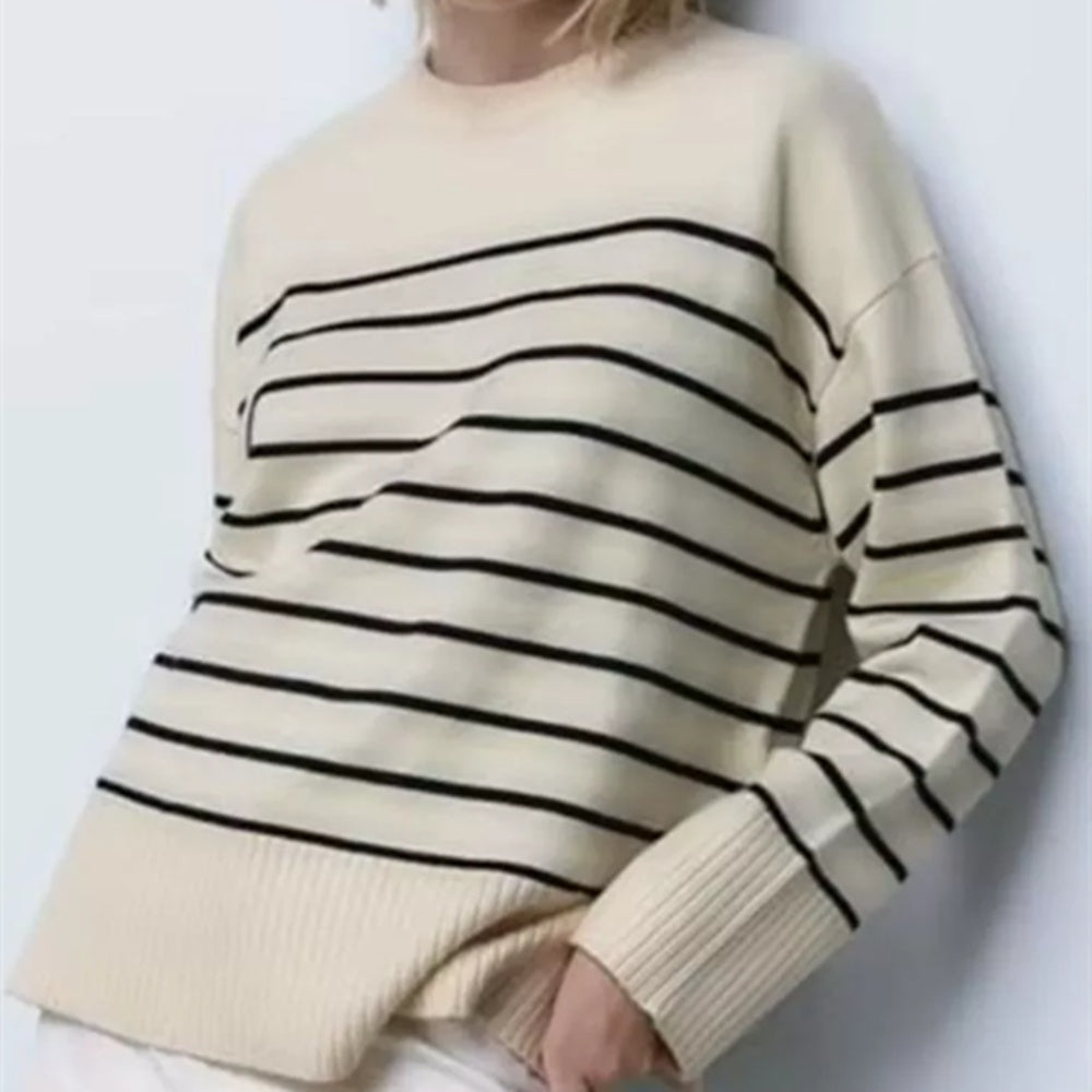 Striped Knit Sweater