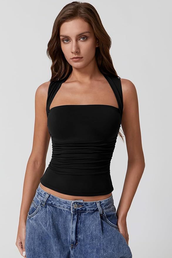 Square Collar Top