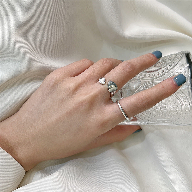 Double Heart Vintage Ring
