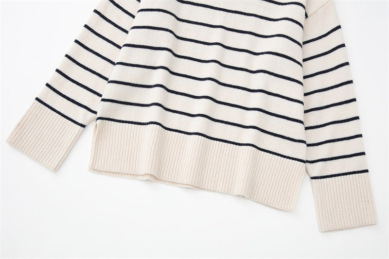 Striped Knit Sweater