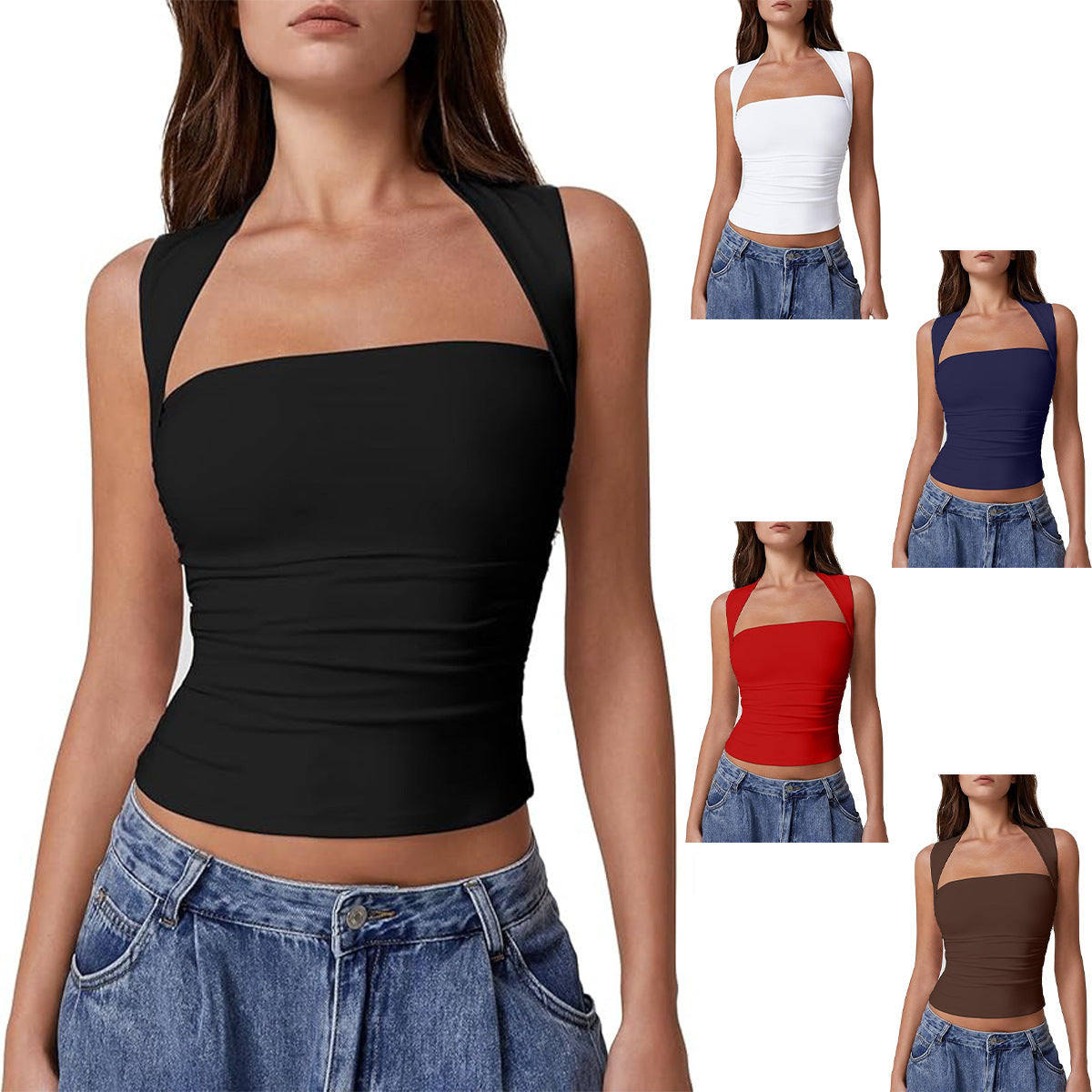 Square Collar Top