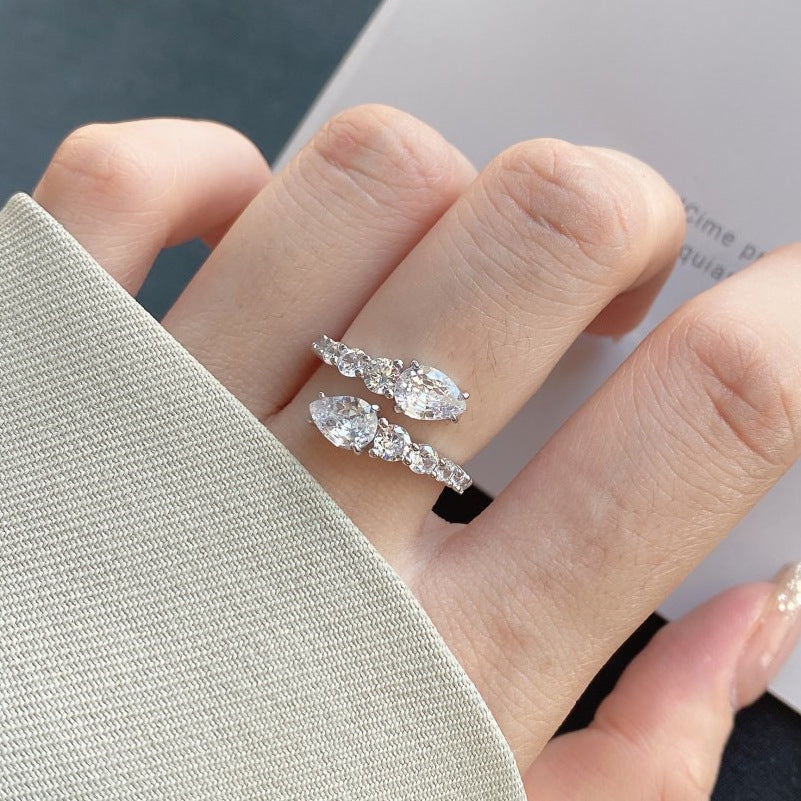Open-end Zircon Ring