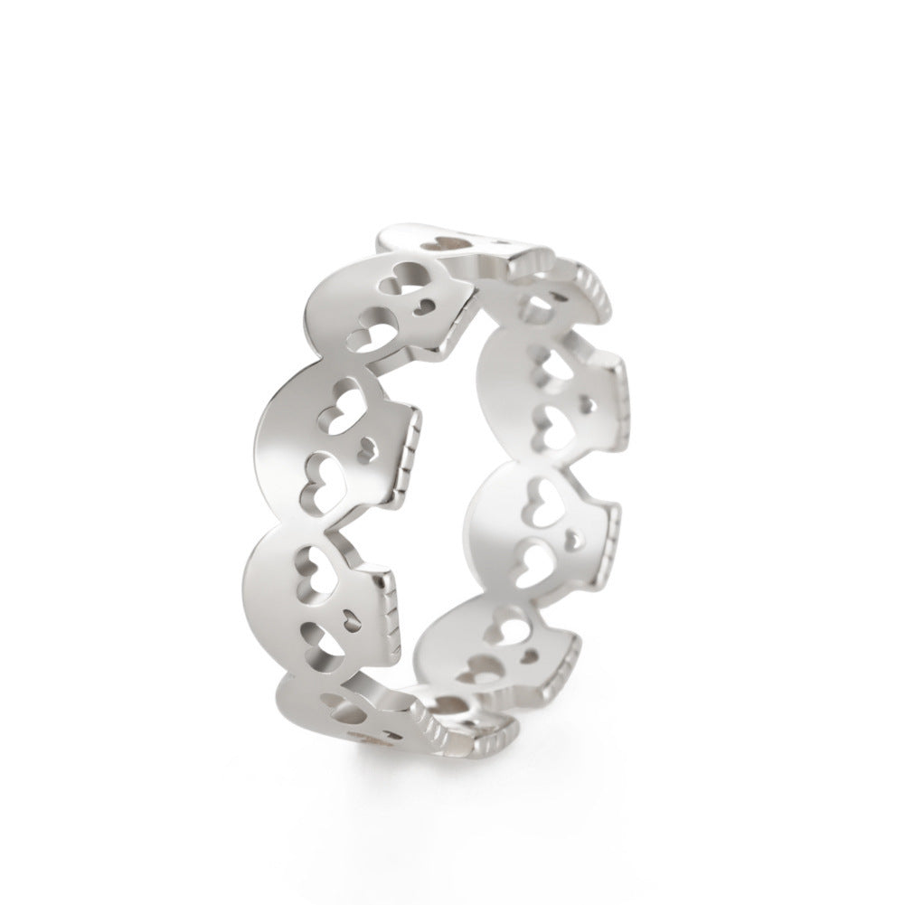 Skull Head Ring