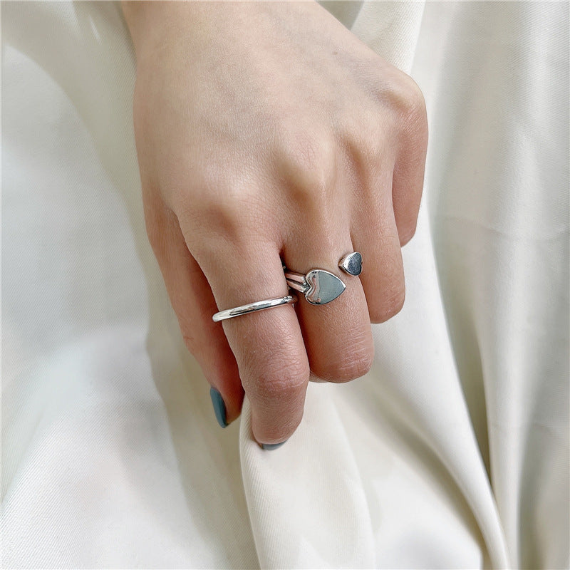 Double Heart Vintage Ring