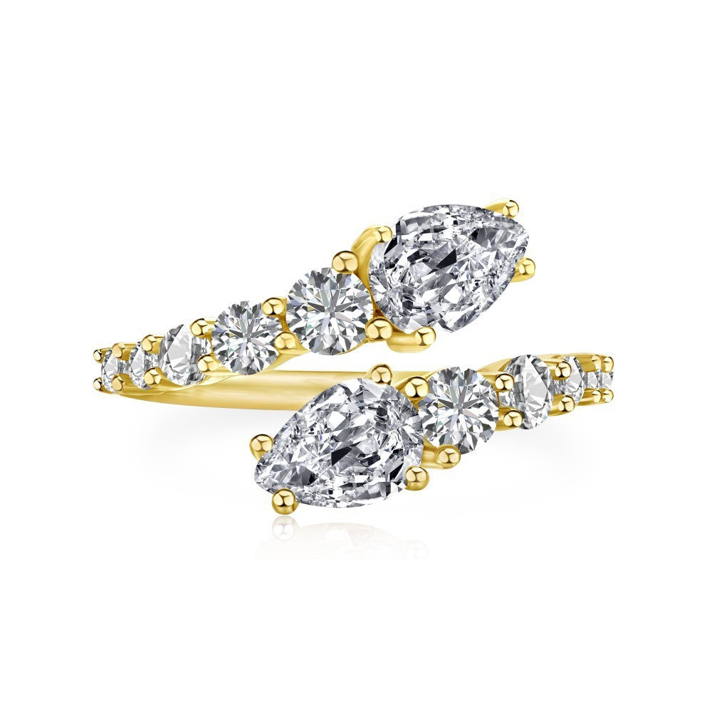 Open-end Zircon Ring