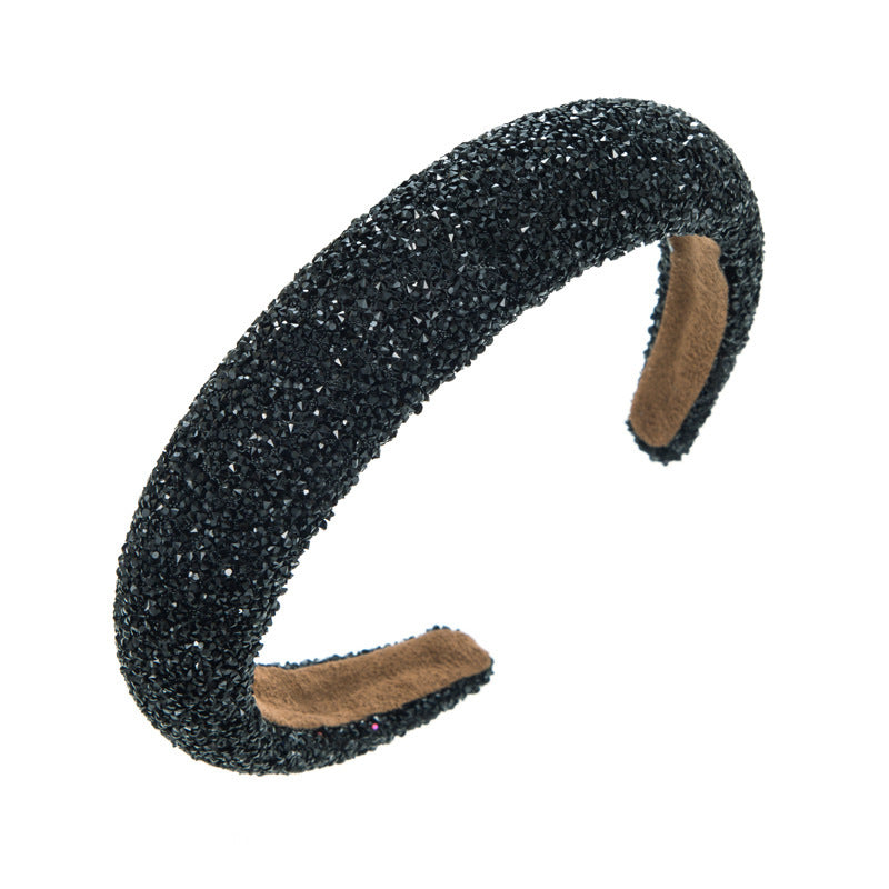 Full Diamond Pearl Headband