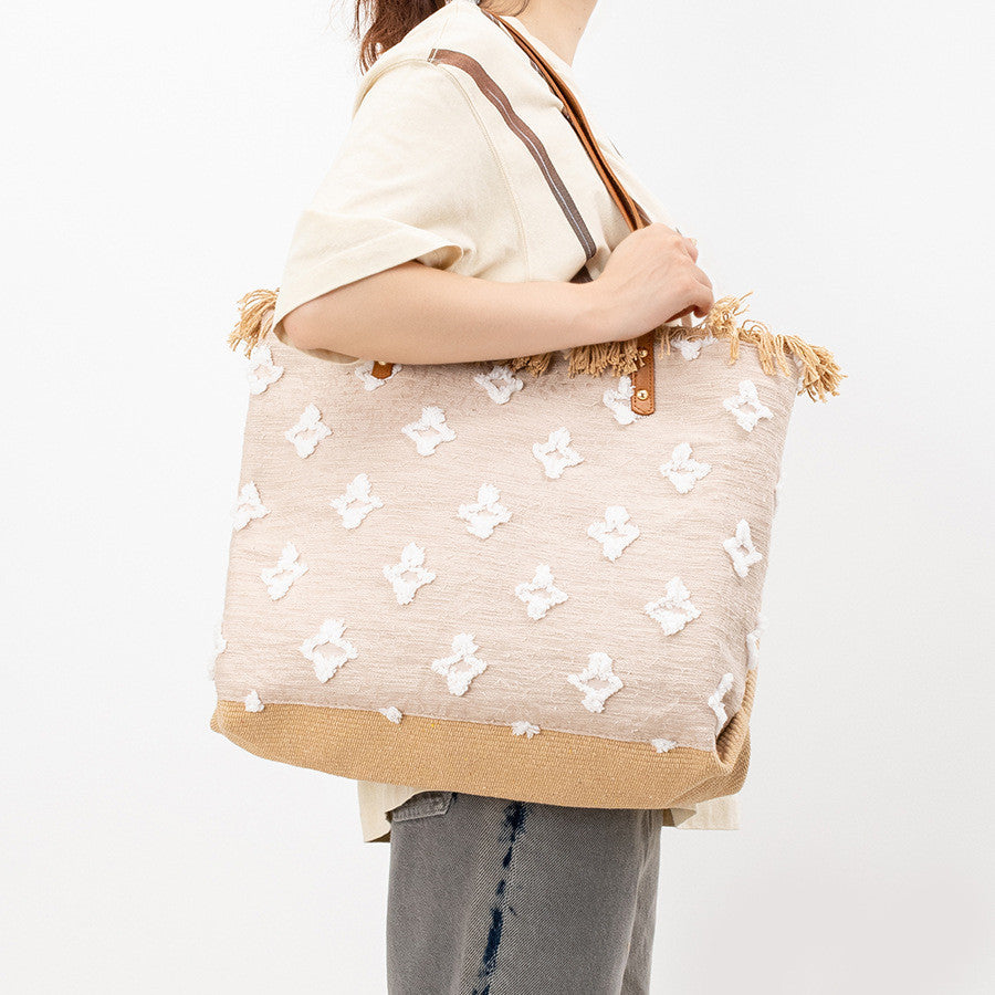 Double-layer Fabric Handbag Tassel