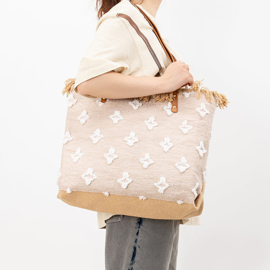 Double-layer Fabric Handbag Tassel