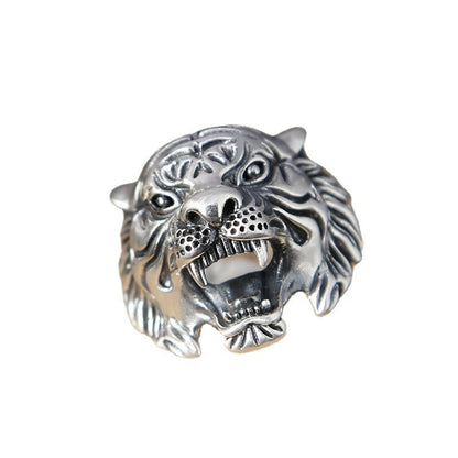 Tiger Head Ring