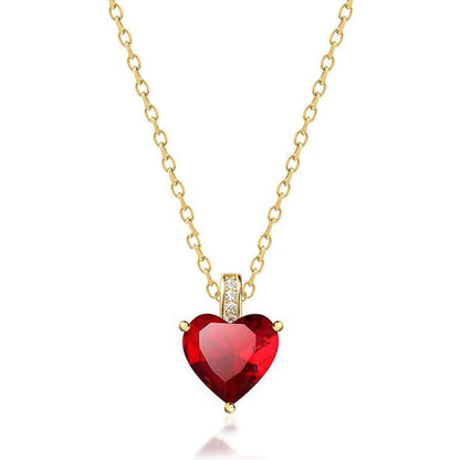 Birthstone Fashion Simple Necklace