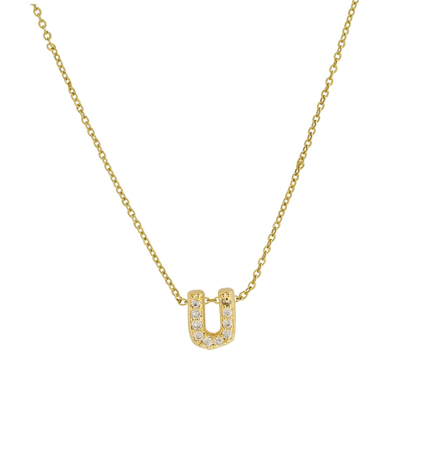 Diamond Letter Necklace