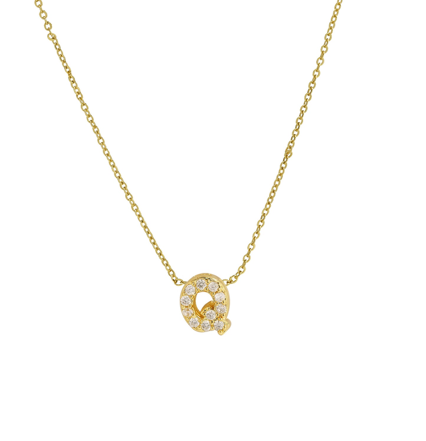 Diamond Letter Necklace