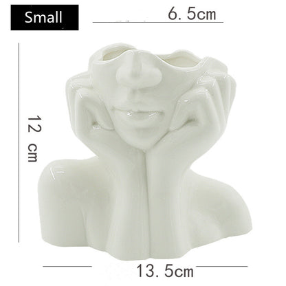Woman Ceramic Vase
