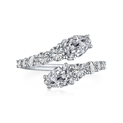 Open-end Zircon Ring