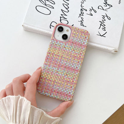 Woven Plaid Mobile Case