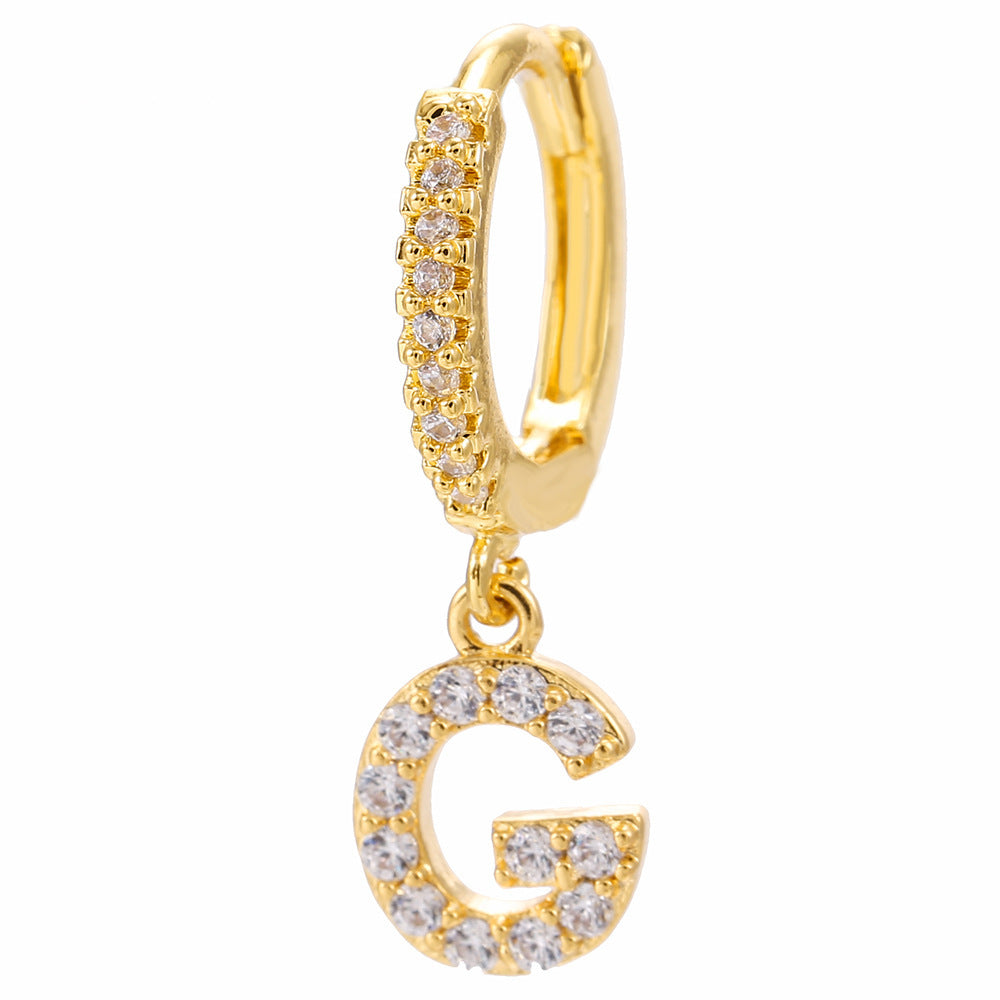 Letter Earrings