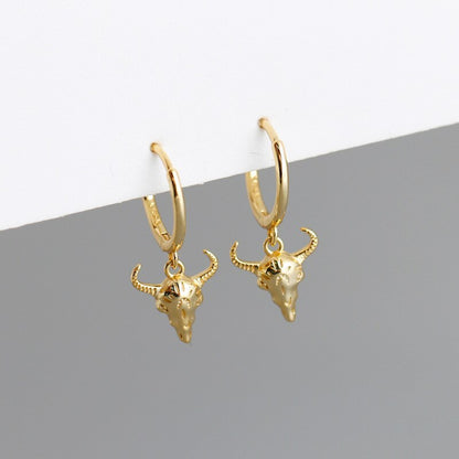 Ox Head Earring