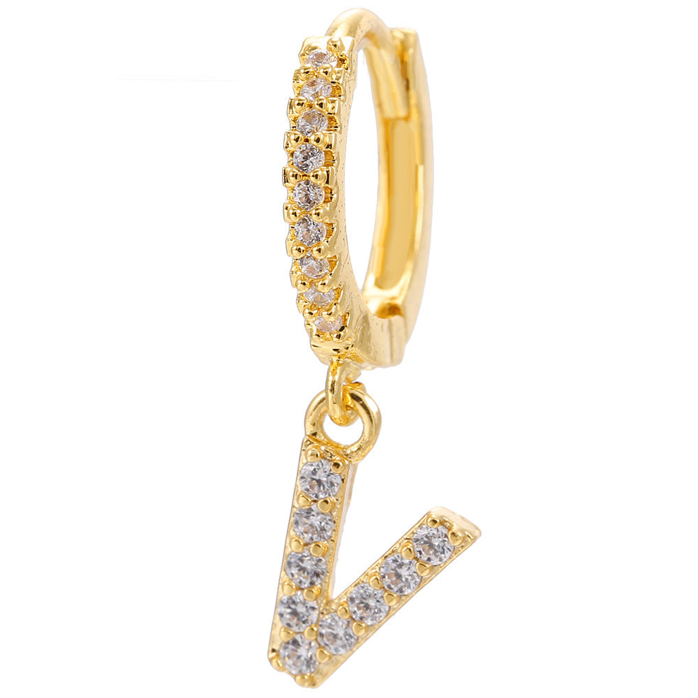 Letter Earrings