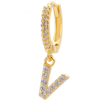 Letter Earrings