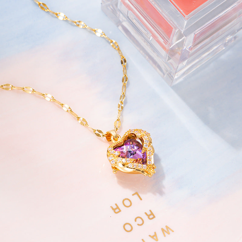 Ocean Heart Necklace