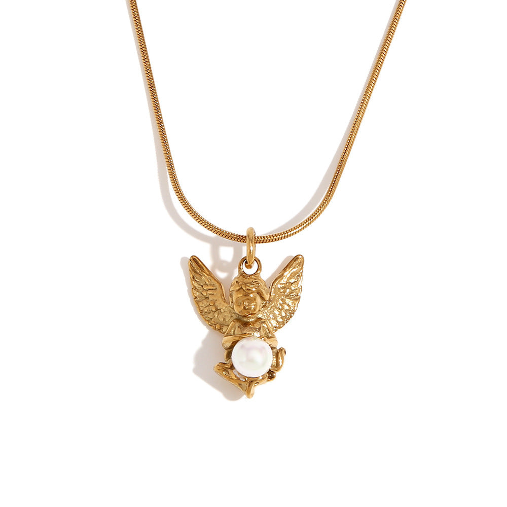 Angel Necklace & Earrings