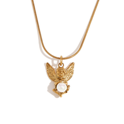 Angel Necklace & Earrings