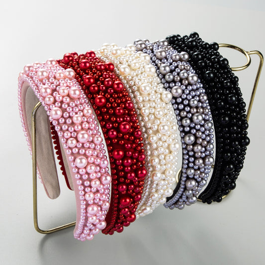Fashionable Pearl Headband
