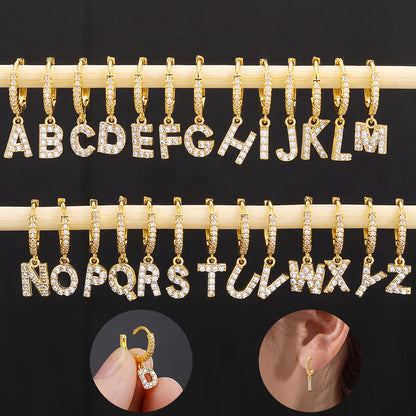 Letter Earrings