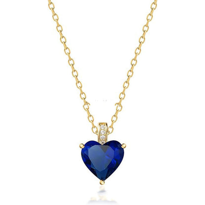 Birthstone Fashion Simple Necklace