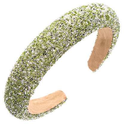 Full Diamond Pearl Headband