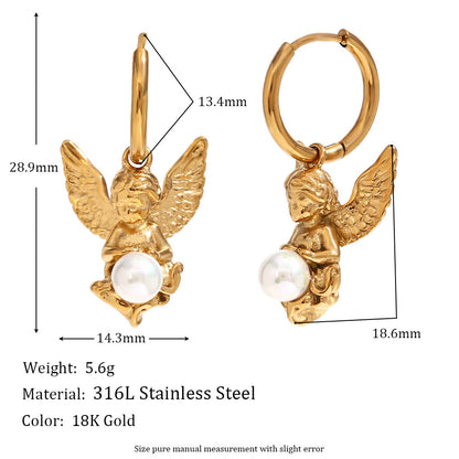 Angel Necklace & Earrings