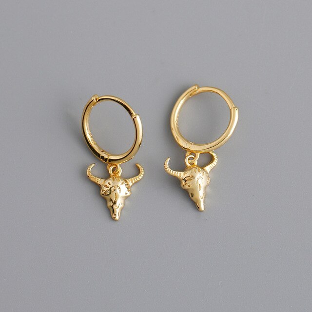 Ox Head Earring