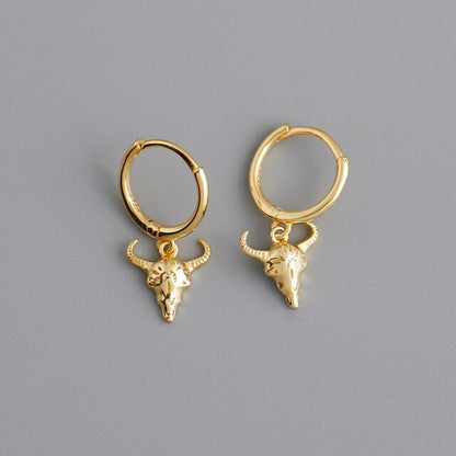 Ox Head Earring