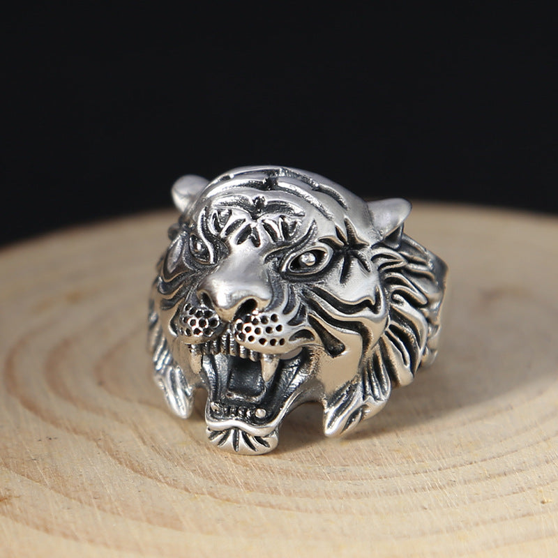 Tiger Head Ring