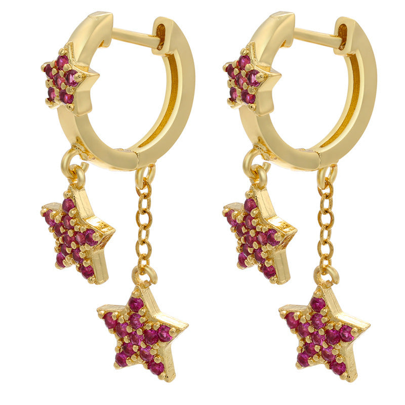 Set Star Earrings