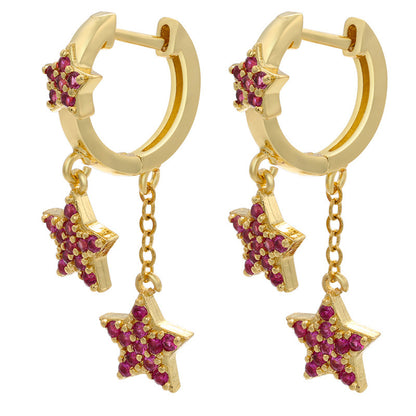 Set Star Earrings