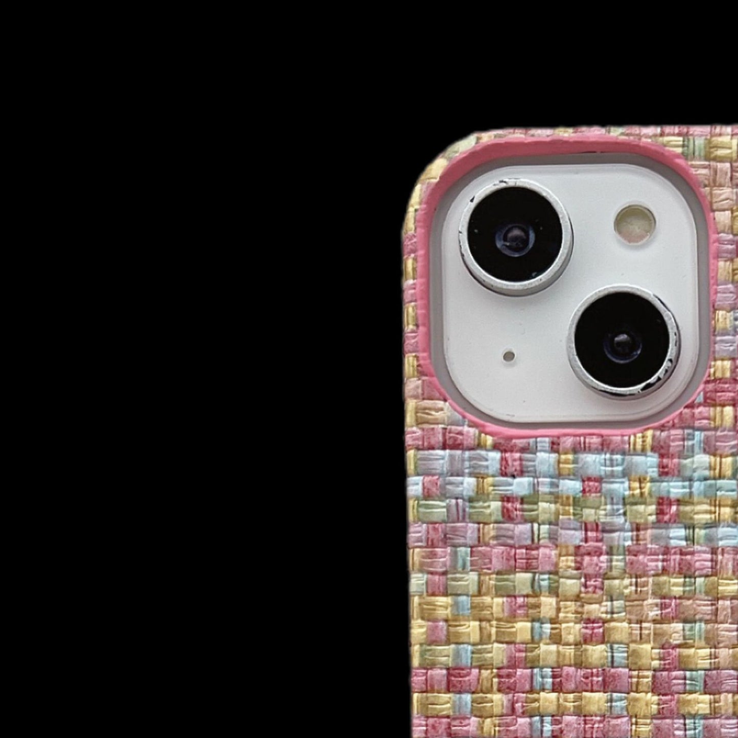 Woven Plaid Mobile Case