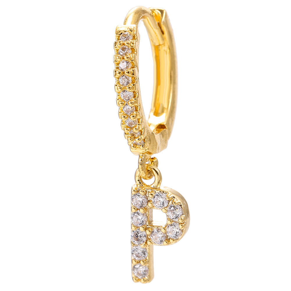 Letter Earrings