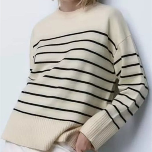 Striped Knit Sweater