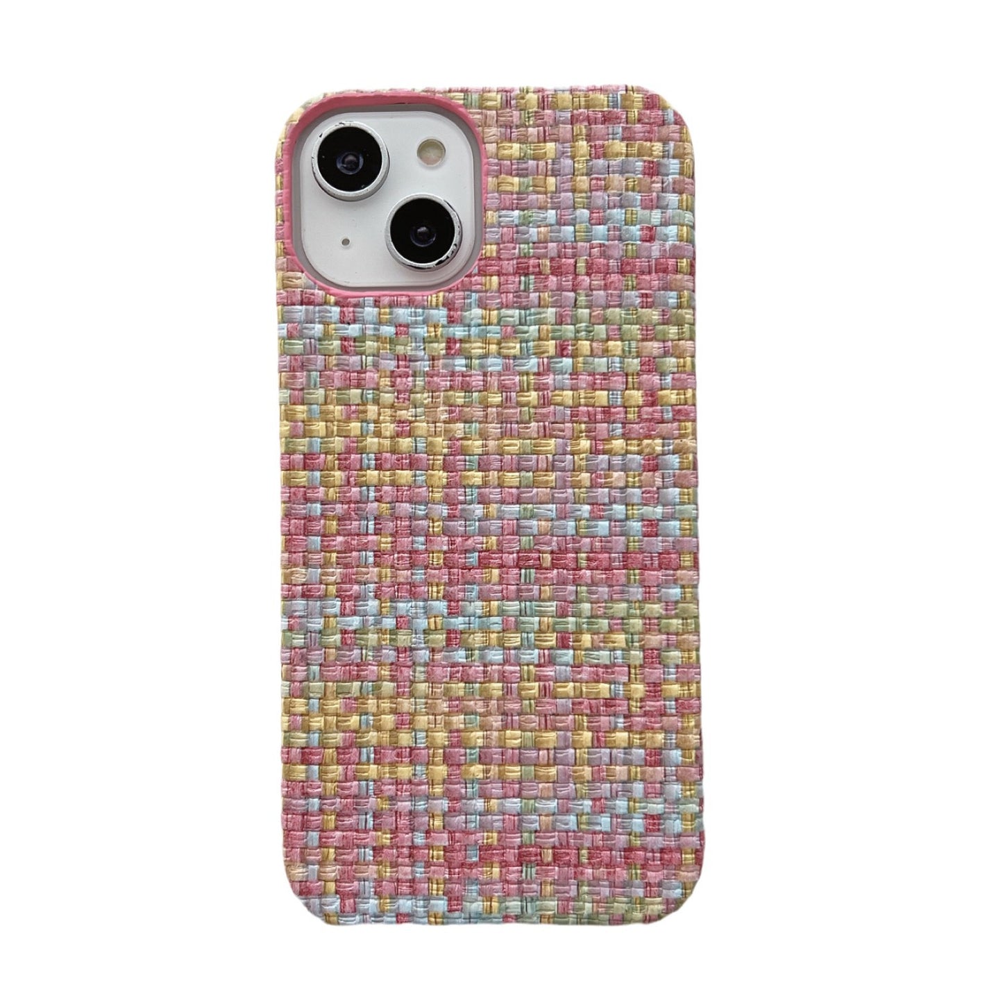 Woven Plaid Mobile Case