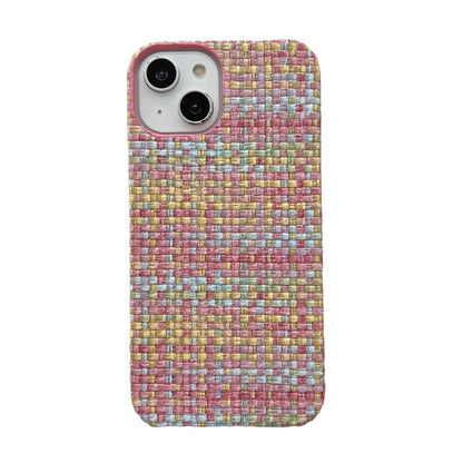 Woven Plaid Mobile Case