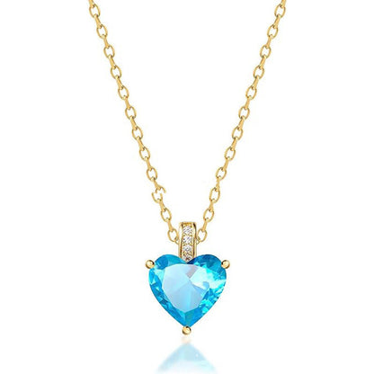 Birthstone Fashion Simple Necklace