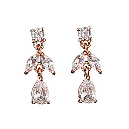 Elegant Diamond Necklace and Earrings