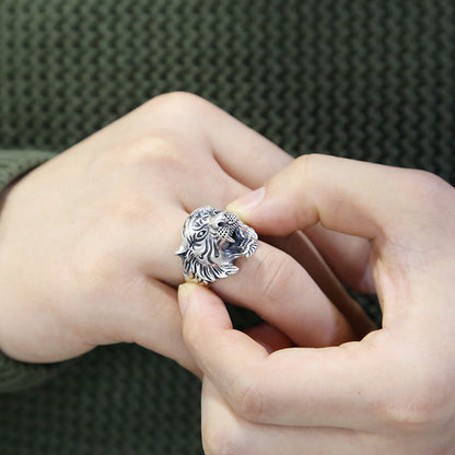 Tiger Head Ring